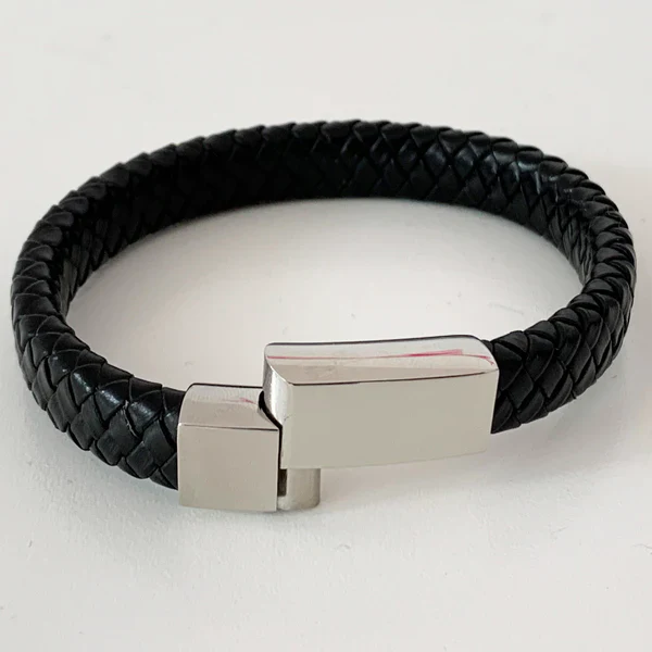 Men's Personalised Message Bracelet - Image 5