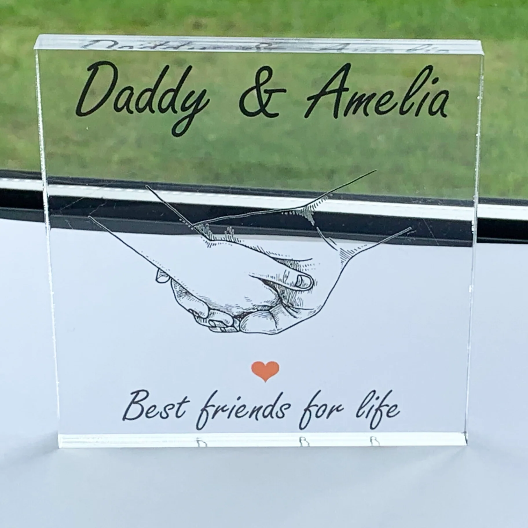 Personalised Best Friends For Life Acrylic Block - Image 4