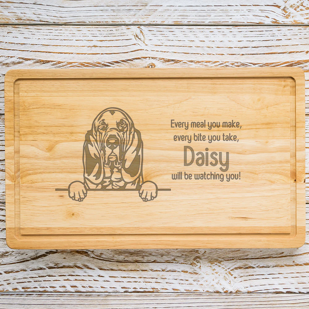 Personalised Chopping Board - Dog Breed & Name - Image 12