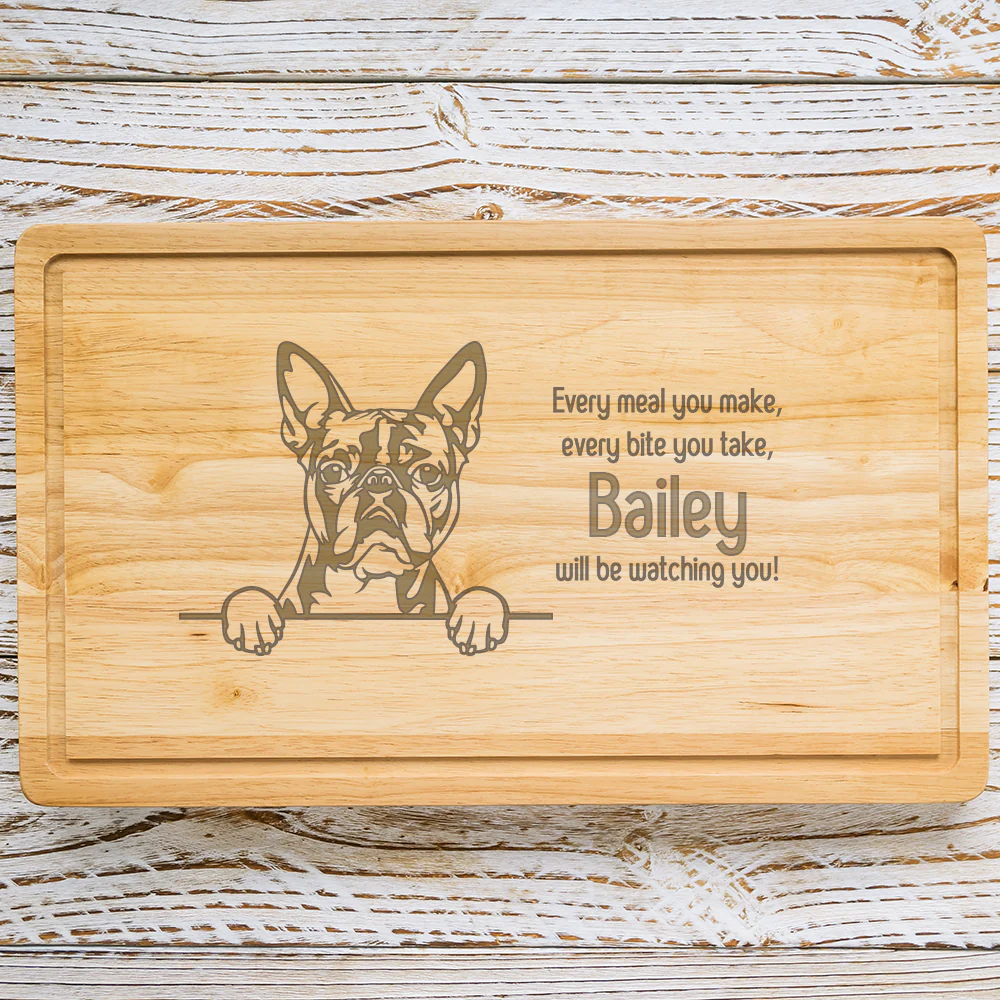Personalised Chopping Board - Dog Breed & Name - Image 16
