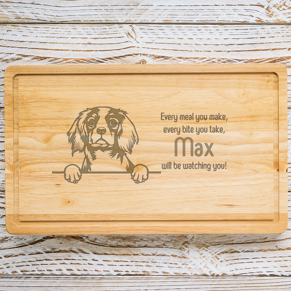 Personalised Chopping Board - Dog Breed & Name - Image 23