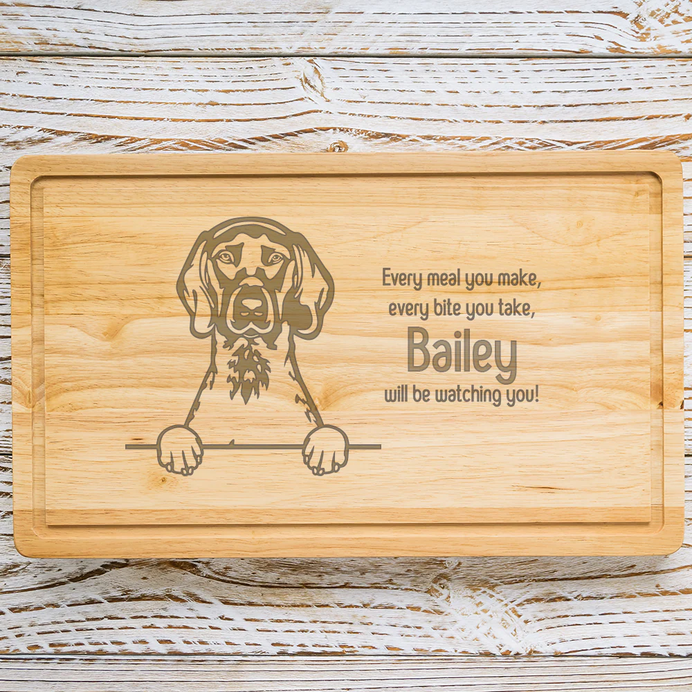 Personalised Chopping Board - Dog Breed & Name - Image 38