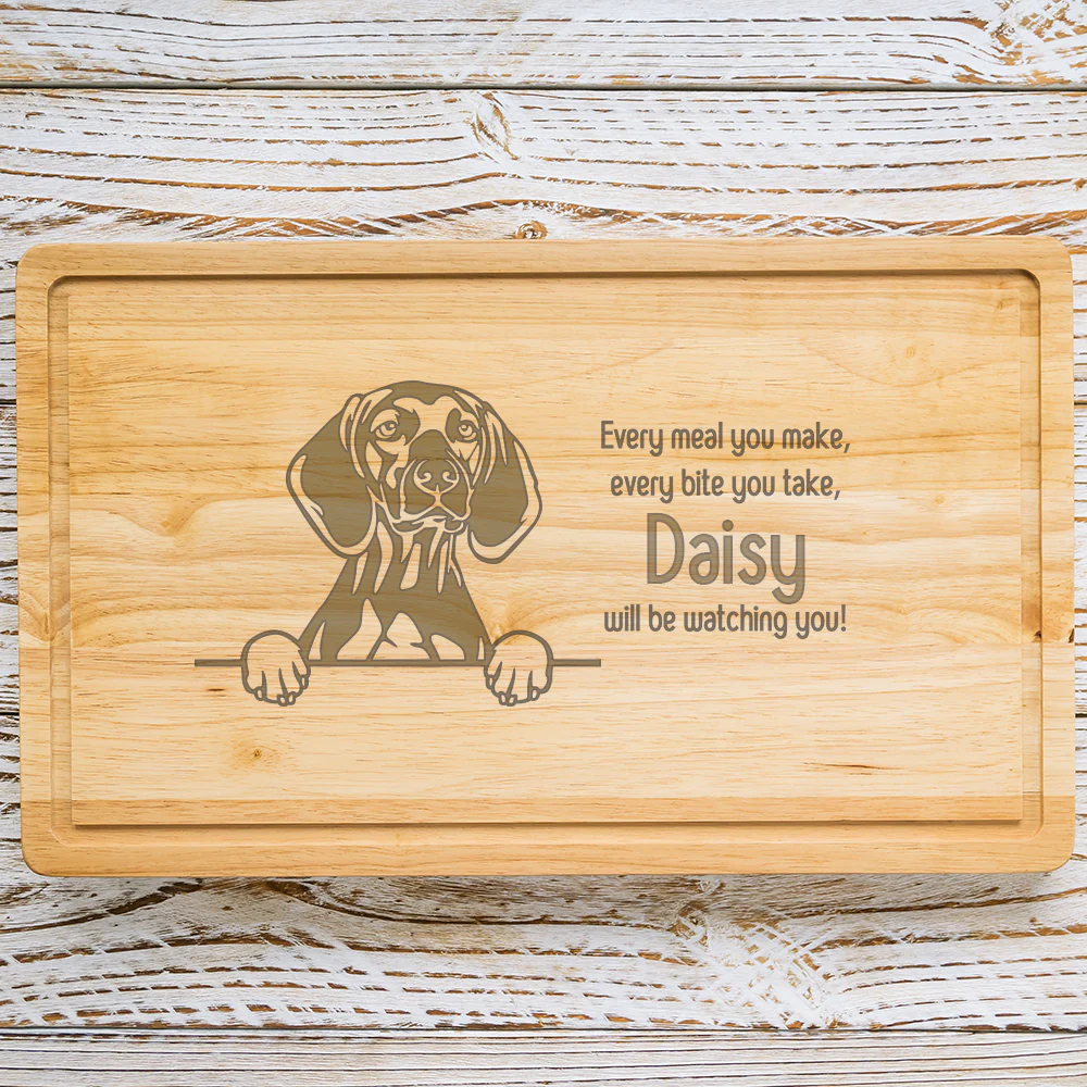 Personalised Chopping Board - Dog Breed & Name - Image 47