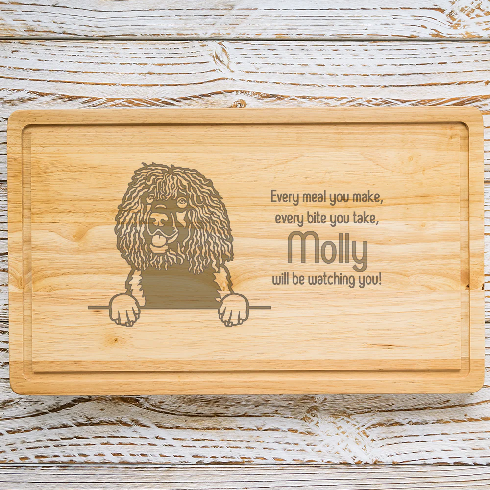 Personalised Chopping Board - Dog Breed & Name - Image 51