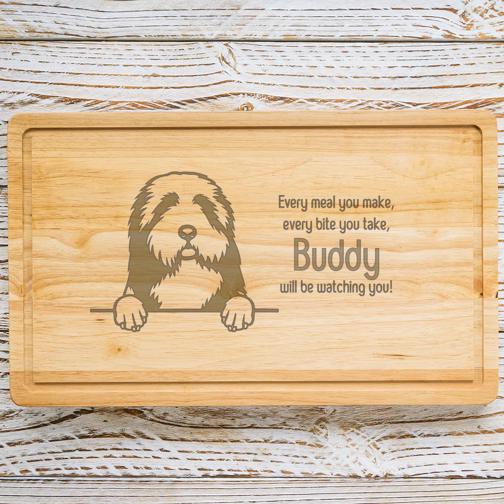 Personalised Chopping Board - Dog Breed & Name - Image 74